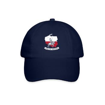 Schwere Kavallerie Militär Polen Husaria Polska Fl - Baseballkappe - Blau/Blau - Vorne