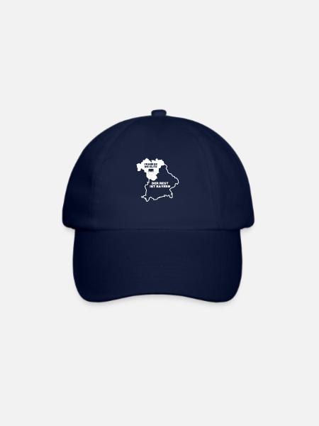 Franken die Elite Geschenk Dialekt Design - Baseballkappe - Blau/Blau
