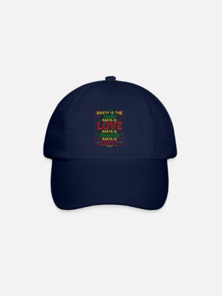 Rasta Ist Die Wahrheit Rasta Ist Liebe Rasta Ist - Baseballkappe - Blau/Blau