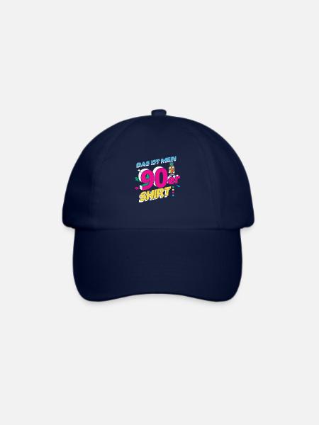 90er Jahre Party und Mottoparty Design, 90s - Baseballkappe - Blau/Blau