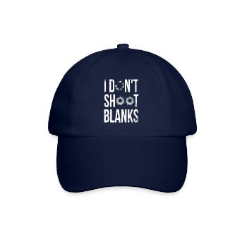 Ich Schieße Keine Platzpatronen, Vater - Baseballkappe - Blau/Blau - Vorne