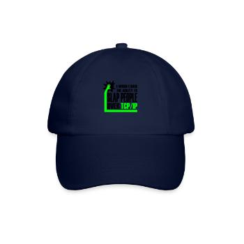 slap_over_tcp_ip - Baseballkappe - Blau/Blau - Vorne