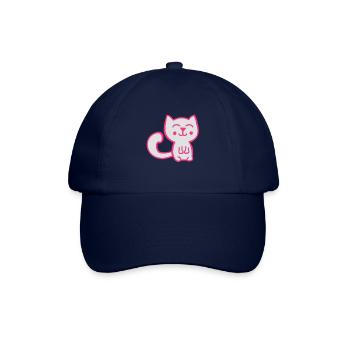 little kitty - Baseballkappe - Blau/Blau - Vorne