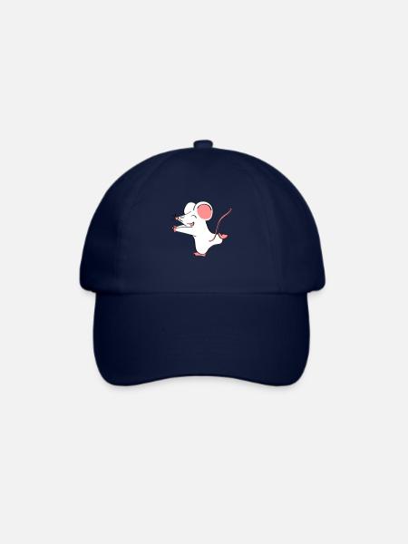 Mäusepaar Teil 1 - Baseballkappe - Blau/Blau