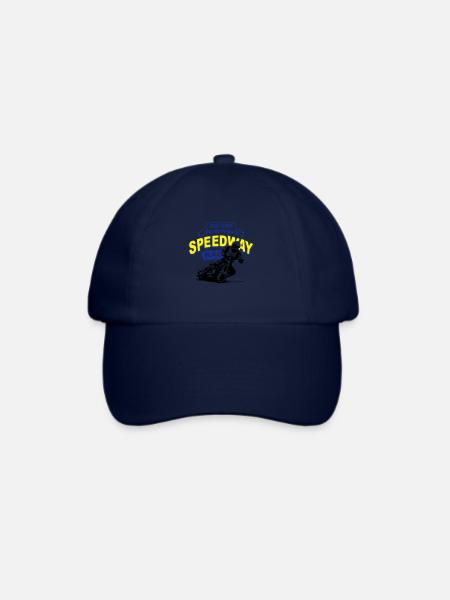Motorcycle Speedway Racing - Baseballkappe - Blau/Blau
