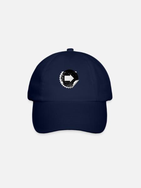 Sticker Pfeil - Baseballkappe - Blau/Blau