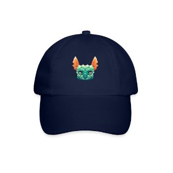 Drachenkopf - Baseballkappe - Blau/Blau - Vorne