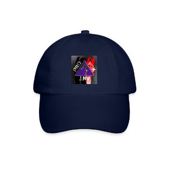 PROVOKANT - sexy Tänzerin auf Modern Art - Baseballkappe - Blau/Blau - Vorne