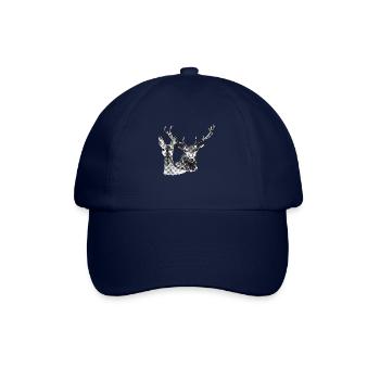Hirsche und Rehe - Baseballkappe - Blau/Blau - Vorne