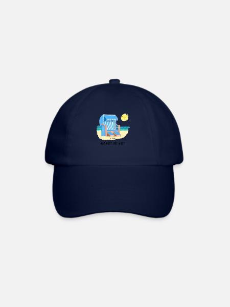 Wat mutt, dat mutt! - Baseballkappe - Blau/Blau