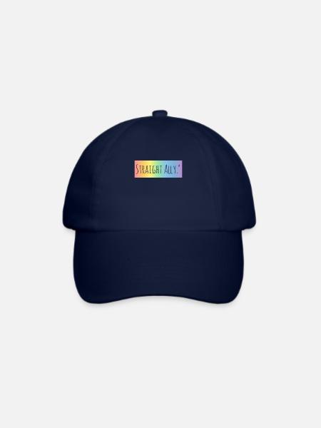 Straight Ally <3 - Baseballkappe - Blau/Blau