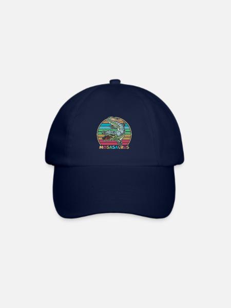 Mosasaurus Reptilien Dino Kinder Geschenk - Baseballkappe - Blau/Blau