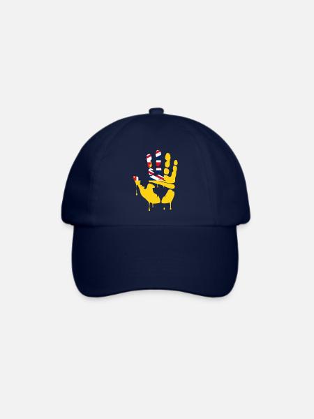 Gib mir Fünf Niue - Baseballkappe - Blau/Blau