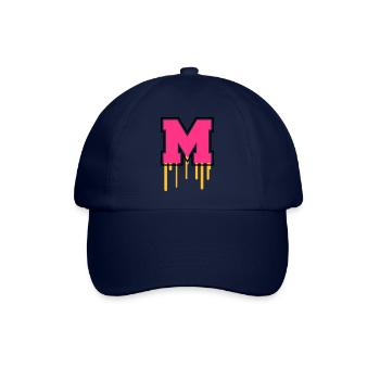Letter M - Baseballkappe - Blau/Blau - Vorne