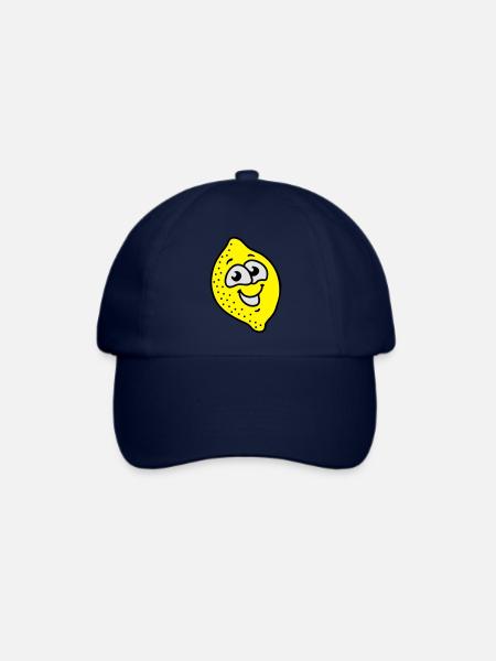 Zitrone 3 - Baseballkappe - Blau/Blau