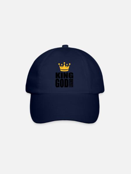 König Gottes Legende - Baseballkappe - Blau/Blau