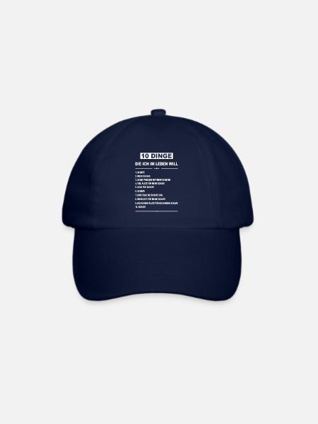 Schaf Schafe Lamm Wolle Tier Schäfer Schäfchen - Baseballkappe - Blau/Blau