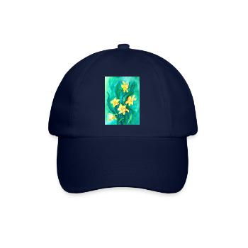 Narzissen - Baseballkappe - Blau/Blau - Vorne