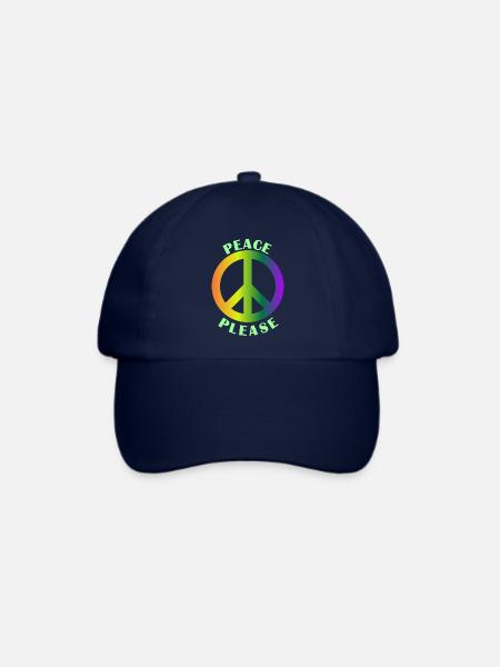 Peace Blease - Baseballkappe - Blau/Blau