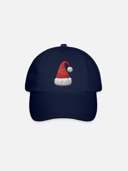 Weihnachten Mütze Schnee Winter Advent Nikolaus - Baseballkappe - Blau/Blau