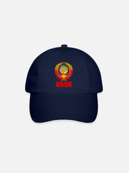 Union der Sozialistischen Sowjetrepubliken der UdSSR Russland - Baseballkappe - Blau/Blau