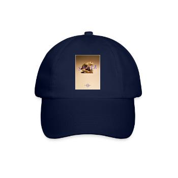 Skelettlächeln Neonstil - Baseballkappe - Blau/Blau - Vorne