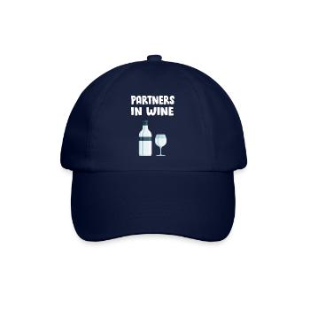 Bier Wein Whiskey Schnaps Alkohol - Baseballkappe - Blau/Blau - Vorne