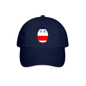 Daruma unendliche Augen - Baseballkappe - Blau/Blau - Vorne
