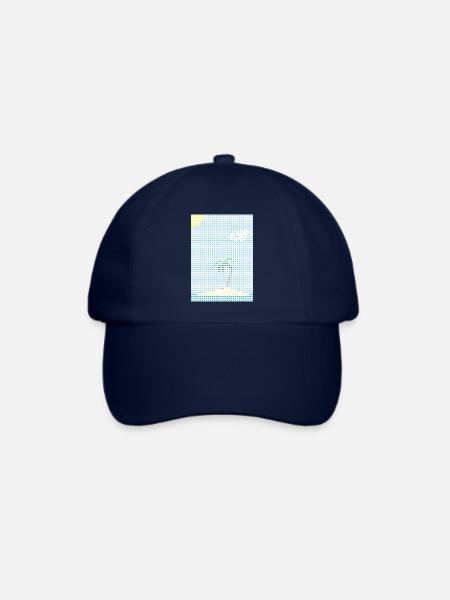 sun island - Baseballkappe - Blau/Blau