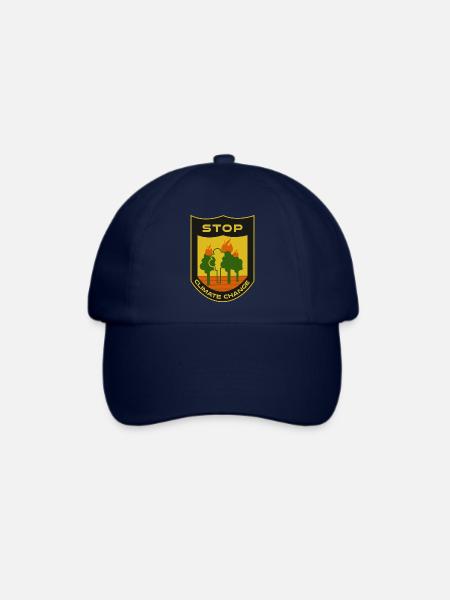 Stop - Baseballkappe - Blau/Blau
