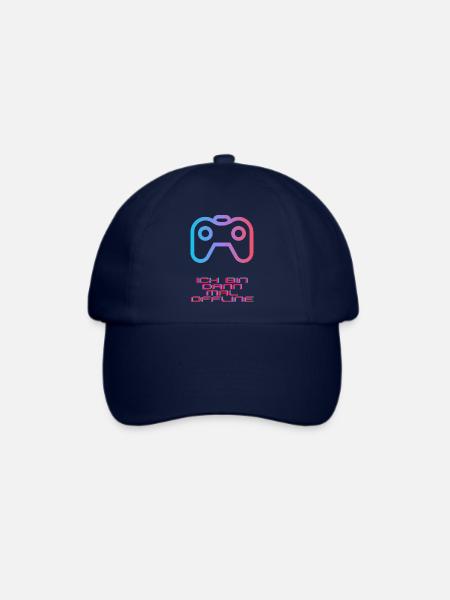 Ich bin dann mal offline - Baseballkappe - Blau/Blau