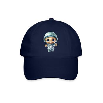 Oh nein der Chef vom Callcenter hat keine Ahnung - Baseballkappe - Blau/Blau - Vorne