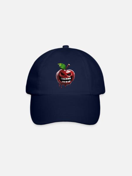 Punischerry Lustige Wütende Kirsche - Baseballkappe - Blau/Blau