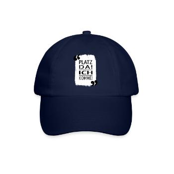 statement frage lustiger spruch begeisterung - Baseballkappe - Blau/Blau - Vorne