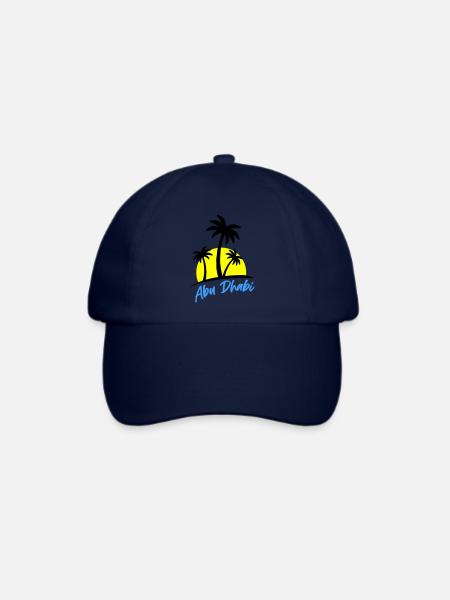 abu dhabi - Baseballkappe - Blau/Blau
