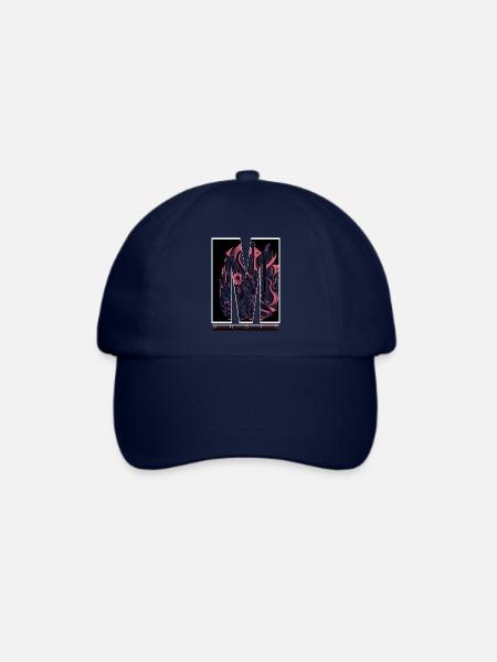 music M - Baseballkappe - Blau/Blau
