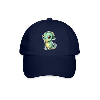 Süßes Chamäleon - Baseballkappe - Blau/Blau - Vorne