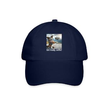 Mach dich bereit, Selfie-3 - Baseballkappe - Blau/Blau - Vorne