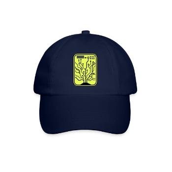 micro chip - Baseballkappe - Blau/Blau - Vorne