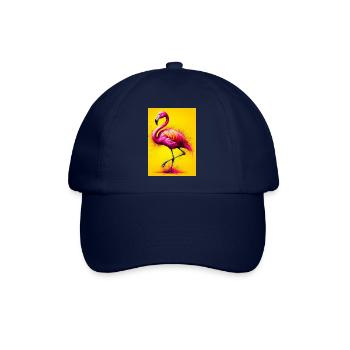 Flamingo - Baseballkappe - Blau/Blau - Vorne