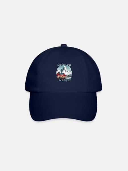 Lofoten Norwegen Naturparadies - Baseballkappe - Blau/Blau