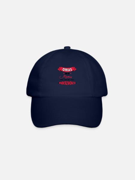 Omas Puderzucker - Baseballkappe - Blau/Blau