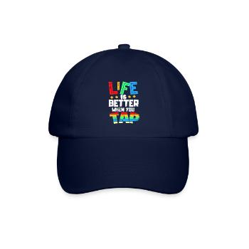 Tap, Dance,stepptanz - Baseballkappe - Blau/Blau - Vorne
