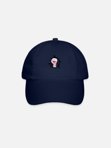 Blutige Faust Logo - Baseballkappe - Blau/Blau