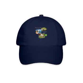 Die Seele ist das gleiche in allen Lebewesen 2 - Baseballkappe - Blau/Blau - Vorne