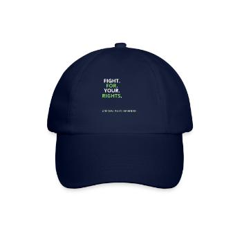KÄMPFE FÜR DEINE RECHTE - Baseballkappe - Blau/Blau - Vorne