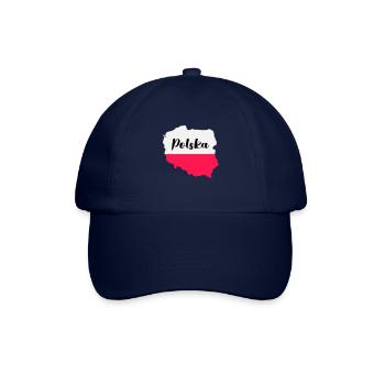 polen polska - Baseballkappe - Blau/Blau - Vorne