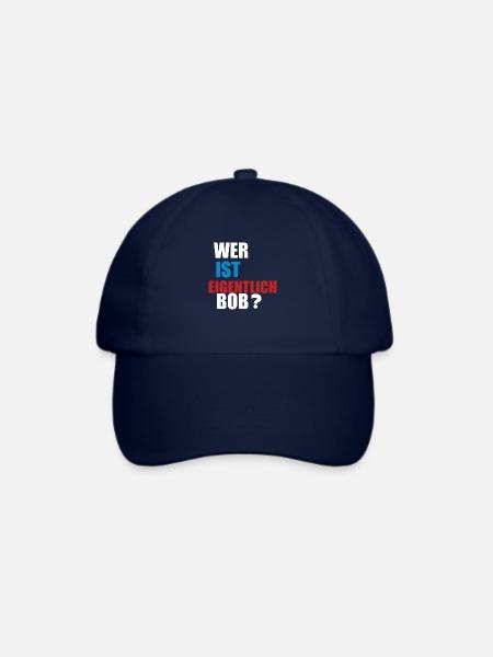 wer ist eigentlich bob - Baseballkappe - Blau/Blau