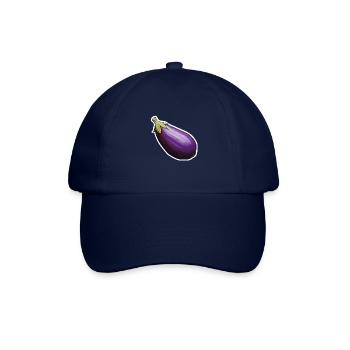 Aubergine violett - Baseballkappe - Blau/Blau - Vorne