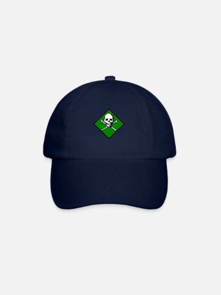 Schädel und Knochen - Baseballkappe - Blau/Blau